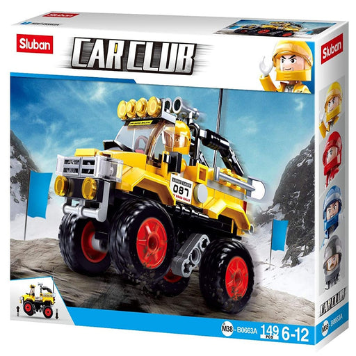 Sluban M38-B0663A Car Club Theme Offroad Car Block Bricks Toys-Construction-Sluban-Toycra