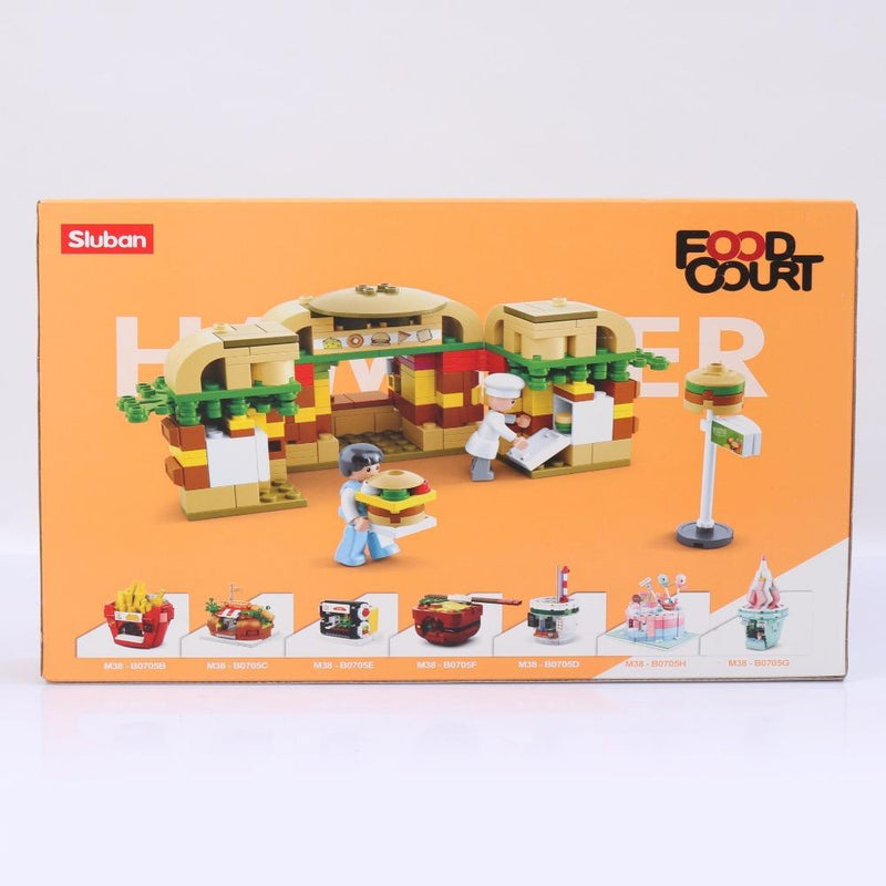 Sluban M38-B0705A Food Court Hamburger Blocks Toy Set - 276 Pieces