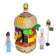 Sluban M38-B0705A Food Court Hamburger Blocks Toy Set - 276 Pieces