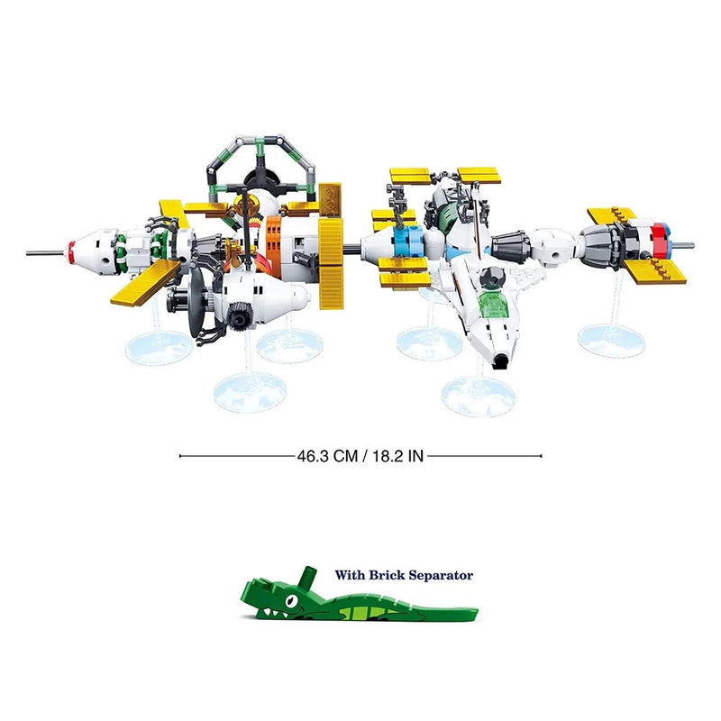 Sluban ‎M38-B0732 International Space Station 8 in 1 Building Blocks