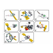 Sluban ‎M38-B0732 International Space Station 8 in 1 Building Blocks