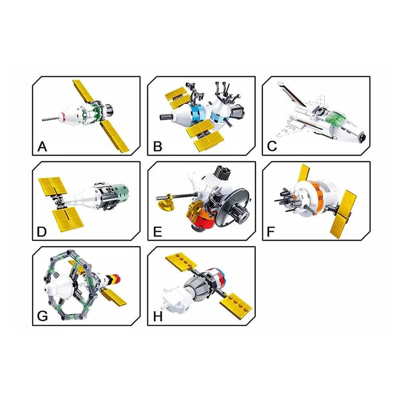 Sluban ‎M38-B0732 International Space Station 8 in 1 Building Blocks
