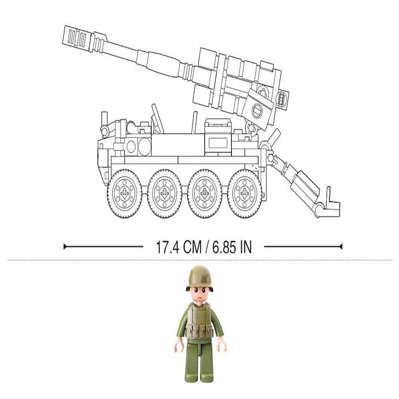Sluban M38-B0751 Model Bricks All Terrain Assault Vehicle