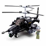 Sluban M38-B0752 Model Bricks Ka-50 Black Shark