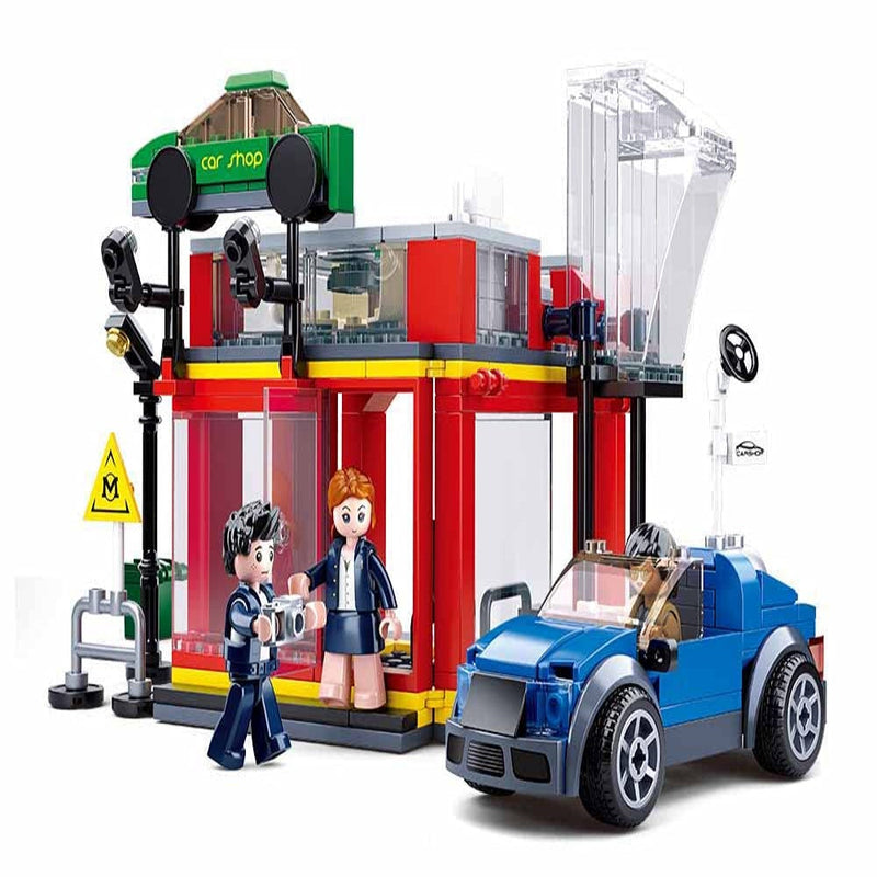Sluban M38-B0759A Town Automobile Sales Service Shop