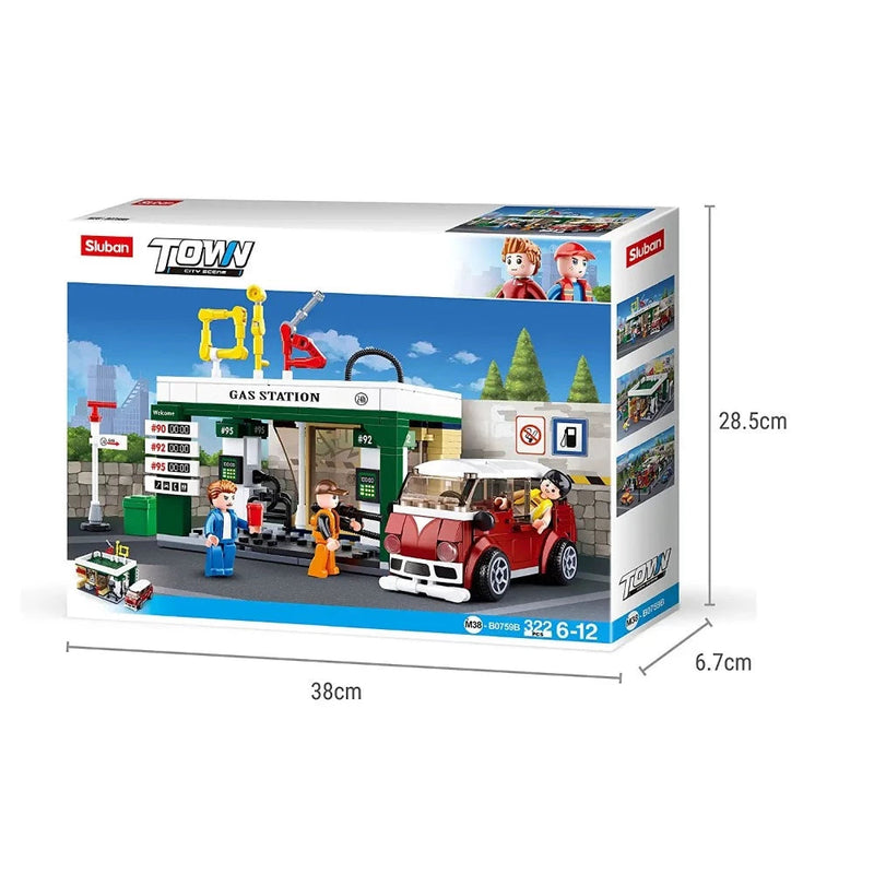 Sluban ‎M38-B0759B Town-Petrol Station Building Blocks