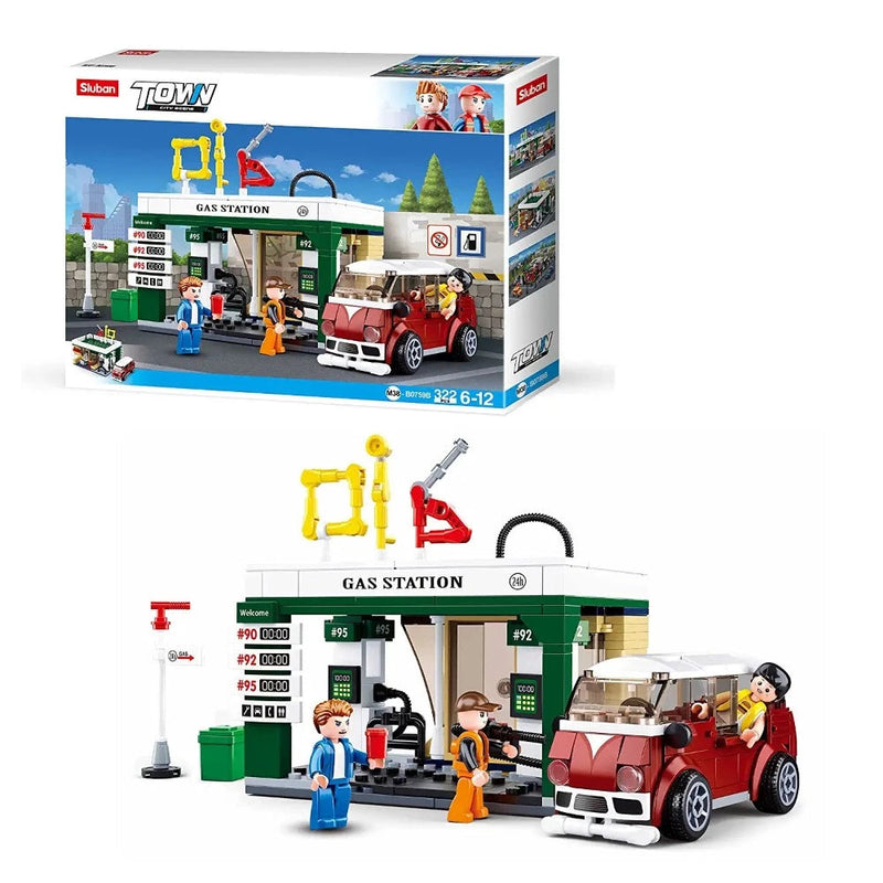 Sluban ‎M38-B0759B Town-Petrol Station Building Blocks