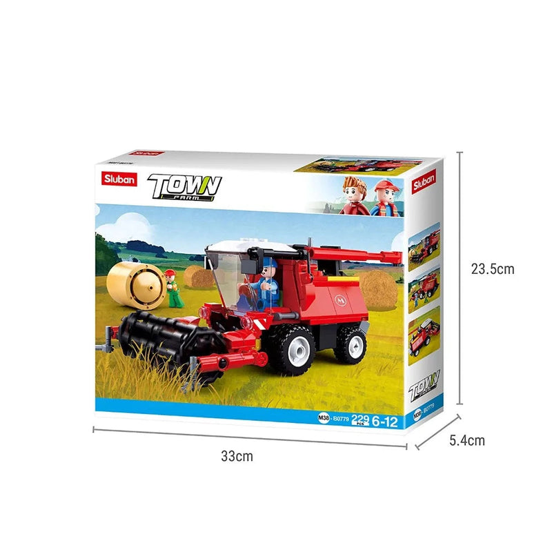 Sluban ‎M38-B0779 Town-Harvester Building Blocks - 229 Pieces