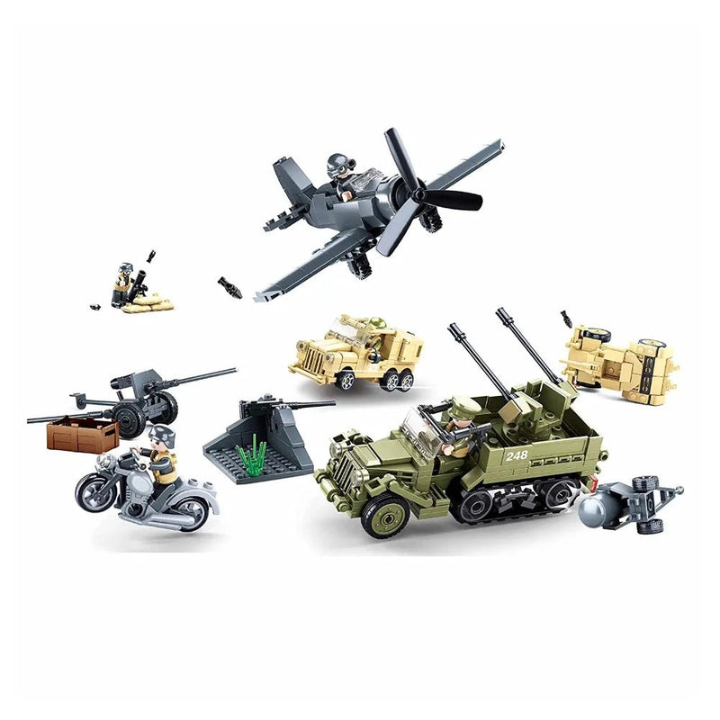 Sluban ‎M38-B0812 World War 2 Building Blocks Set