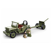 Sluban M38-B0853 WWII Willys Jeep Building Blocks