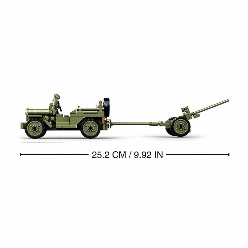 Sluban M38-B0853 WWII Willys Jeep Building Blocks