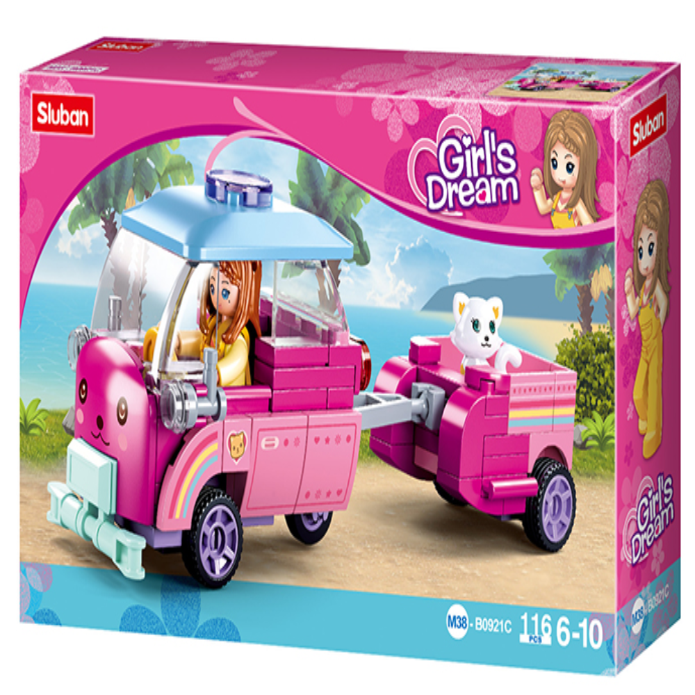 Sluban M38-B0872 - Carrozza Dei Sogni Per Bambine, Set Di Costruzioni