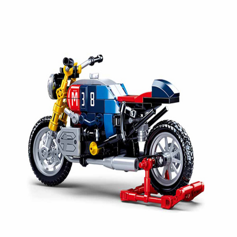 Sluban M38-B0958 Model Bricks Cafe Racer Motorcycle