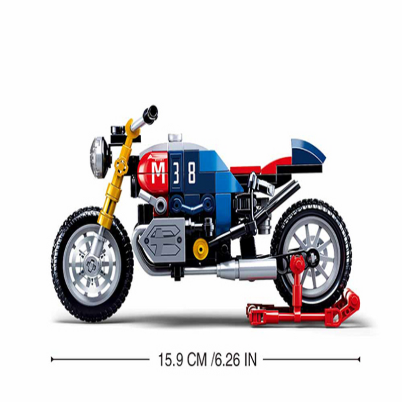 Sluban M38-B0958 Model Bricks Cafe Racer Motorcycle
