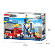 Sluban ‎M38-B0967 Fire Fighting Training Center Building Blocks
