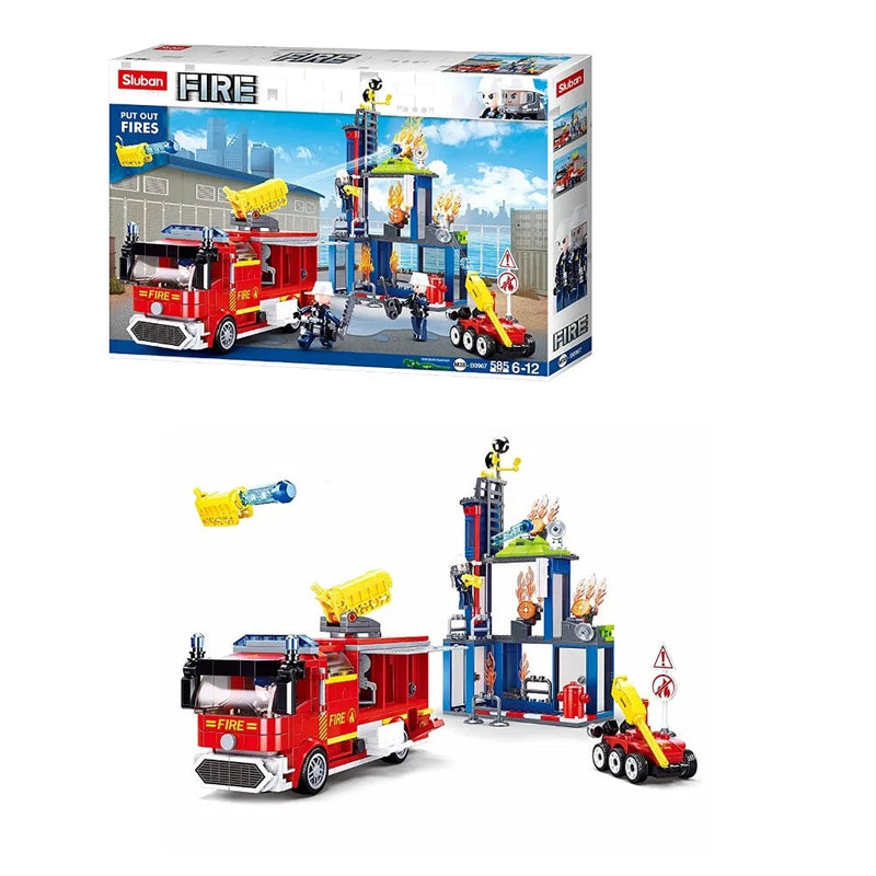 Sluban ‎M38-B0967 Fire Fighting Training Center Building Blocks