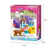 Sluban ‎M38-B0970F Dog Feeding Area Building Blocks