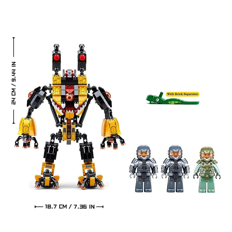 Sluban ‎M38-B0997 Fire Rain-Inquisitor Robot Building Blocks