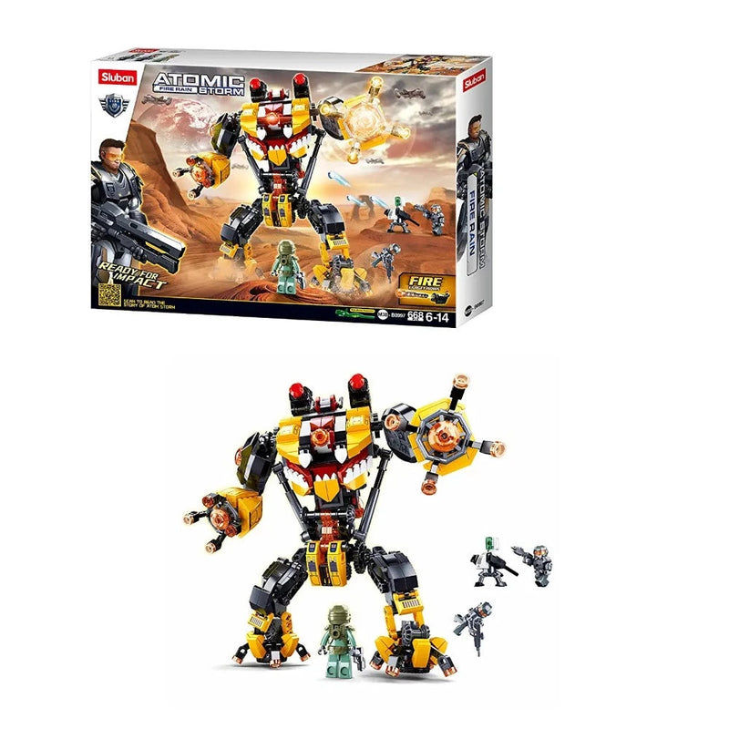 Sluban ‎M38-B0997 Fire Rain-Inquisitor Robot Building Blocks