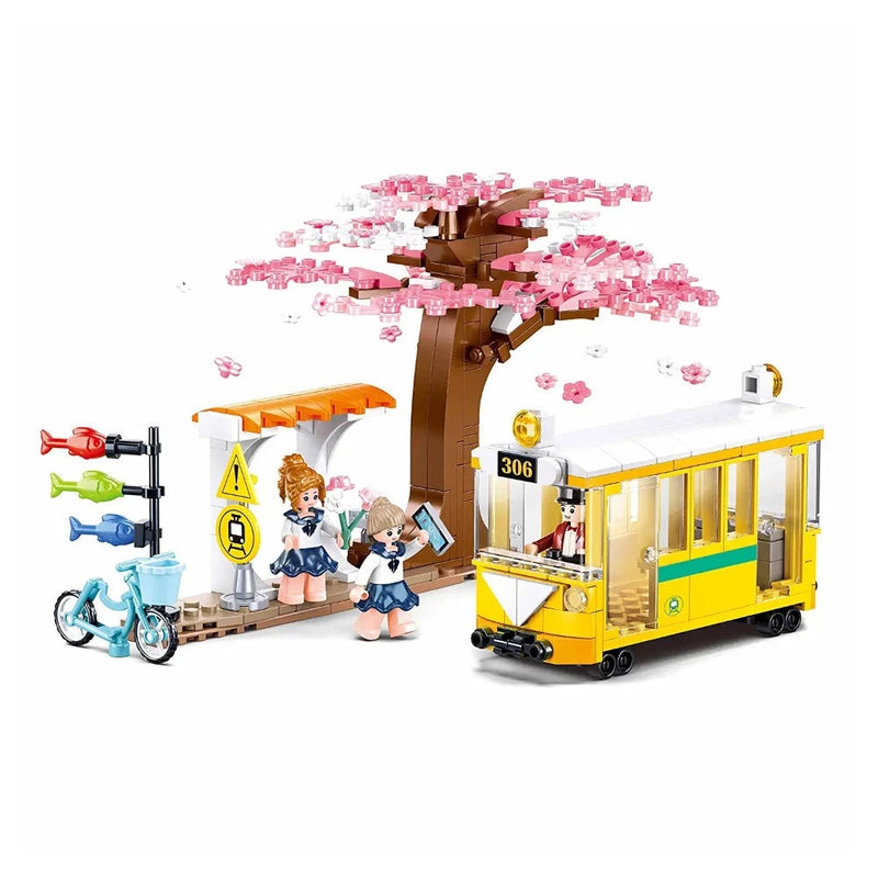 Sluban ‎M38-B1018 Happy Diary-Downtown Tram Building Blocks