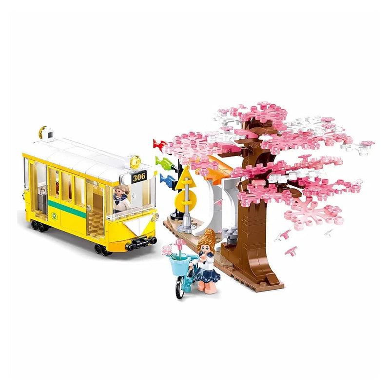 Sluban ‎M38-B1018 Happy Diary-Downtown Tram Building Blocks