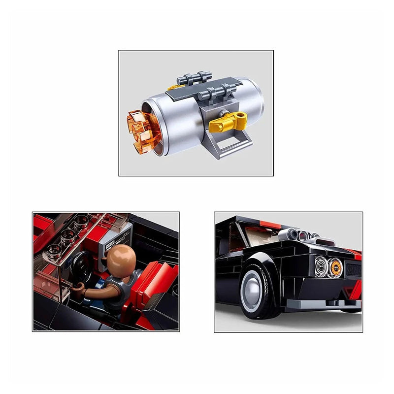 Sluban ‎M38-B1085 Modified CAR 2IN1 Building Blocks