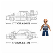 Sluban ‎M38-B1085 Modified CAR 2IN1 Building Blocks