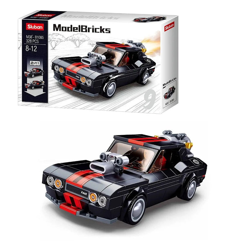 Sluban ‎M38-B1085 Modified CAR 2IN1 Building Blocks
