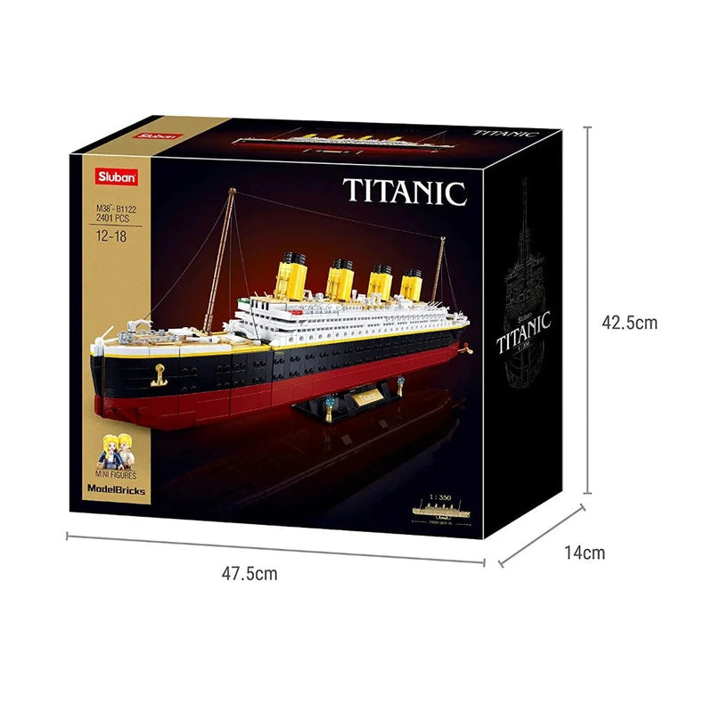 Sluban M38-B1122 Titanic Building Blocks - 2401 Pcs