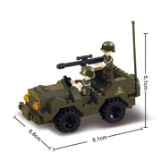 Sluban ‎M38-B5900 Land Forces-Antiaircraft Flak Building Blocks