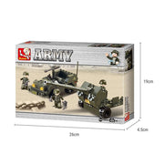 Sluban ‎M38-B5900 Land Forces-Antiaircraft Flak Building Blocks