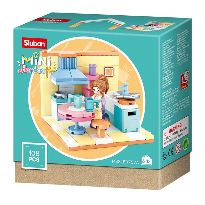 Sluban Mini Handcraft Theme Kichen - 108 Piece
