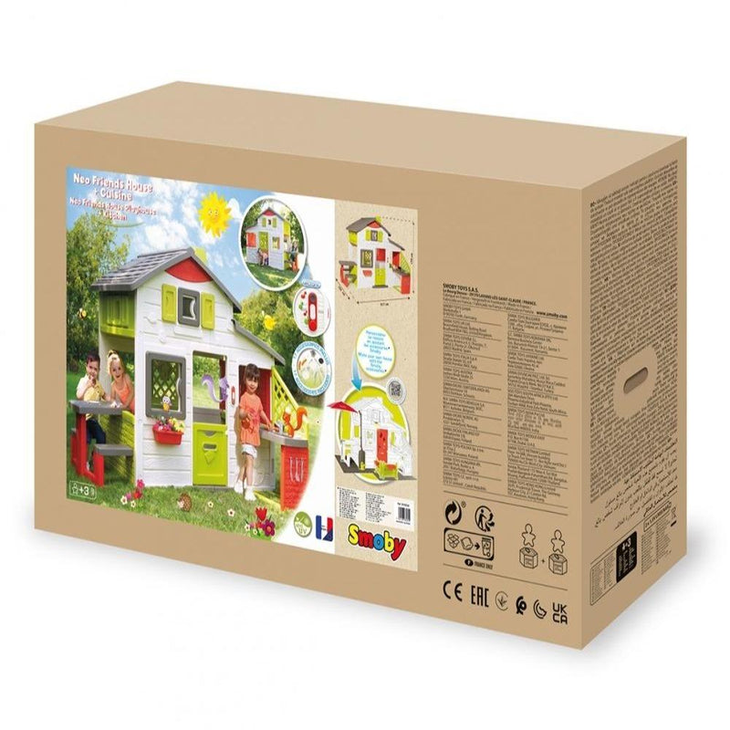 Smoby Neo Friends House Playhouse + Kitchen