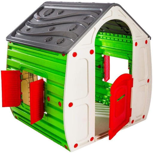 Starplast Magic House Classic Colours Grey Green Beige Red-Outdoor Toys-Starplast-Toycra