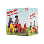 Starplay Kids 4 Keren Chairs + 1 Keren Table