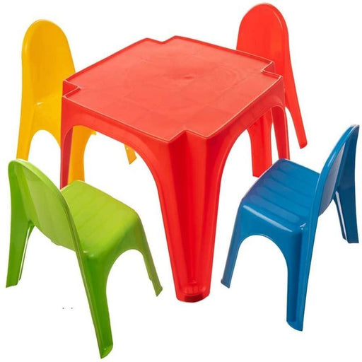 Starplay Kids 4 Keren Chairs + 1 Keren Table-Furniture-Starplast-Toycra