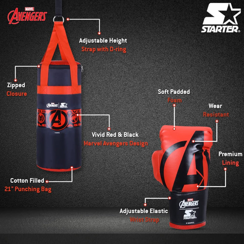Starter Marvel Avengers Boxing Set With Gloves