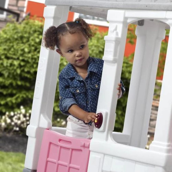 Step2 Courtyard Cottage (Pink)-Outdoor Toys-Step2-Toycra