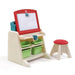 Step2 Flip and Doodle Easel Desk with Stool-Arts & Crafts-Step2-Toycra