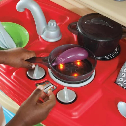 Step2 LifeStyle Custom Kitchen- Bright Color-Pretend Play-Step2-Toycra