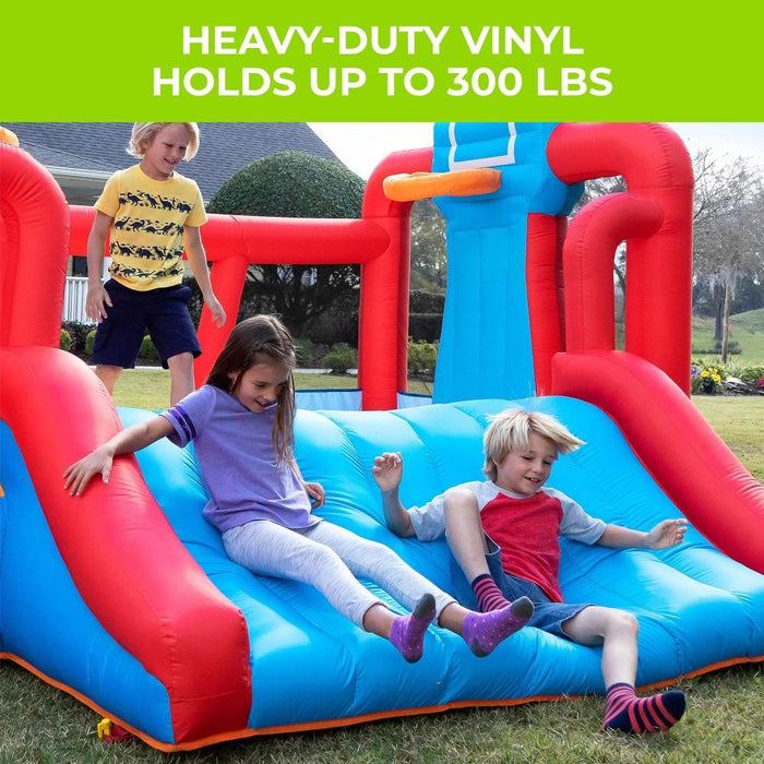 New Step2 Product - Introducing Full Court B-Ball Inflatable Bouncer on  Vimeo