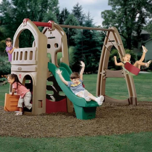 Step2 Naturally Playful Playhouse Climber & Swing Extension-Outdoor Toys-Step2-Toycra