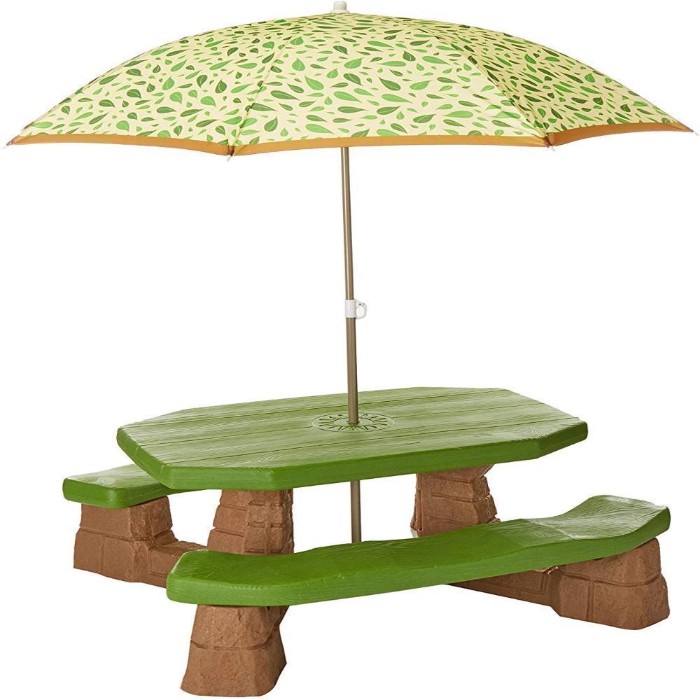 Step2 Picnic Table With Umbrella (Bright) — Toycra