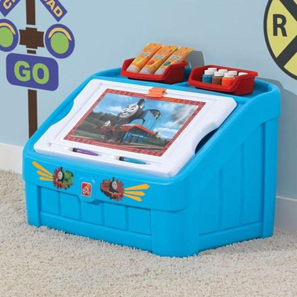 Step2 Thomas The Tank Engine 2 in 1 Toy Box and Art Lid — Toycra
