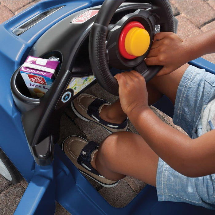 Step2 Turbo Coupe Foot-To-Floor (Blue)-Ride Ons-Step2-Toycra