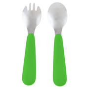 Stephen Joseph Stainless Steel Spoon And Fork Set Zoo