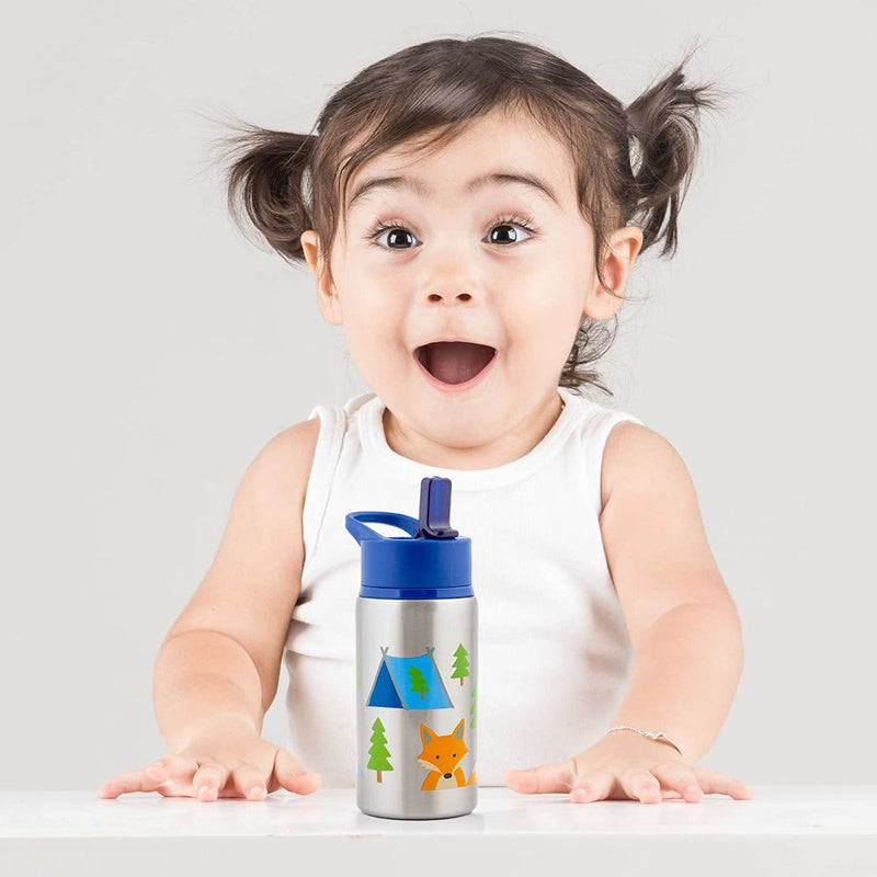 Stephen Joseph Zoo Stainless steel Water Bottles, 18 Ounce