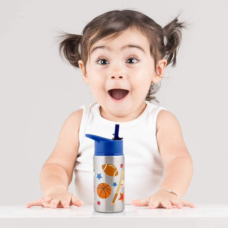 Stephen Joseph Zoo Stainless steel Water Bottles, 18 Ounce