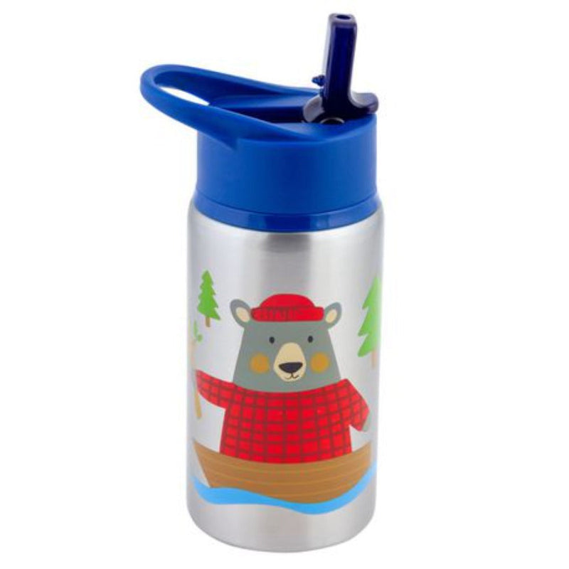 Stephen Joseph Zoo Stainless steel Water Bottles, 18 Ounce