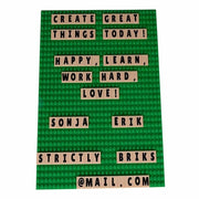 Strictly Briks AlphaBriks Set